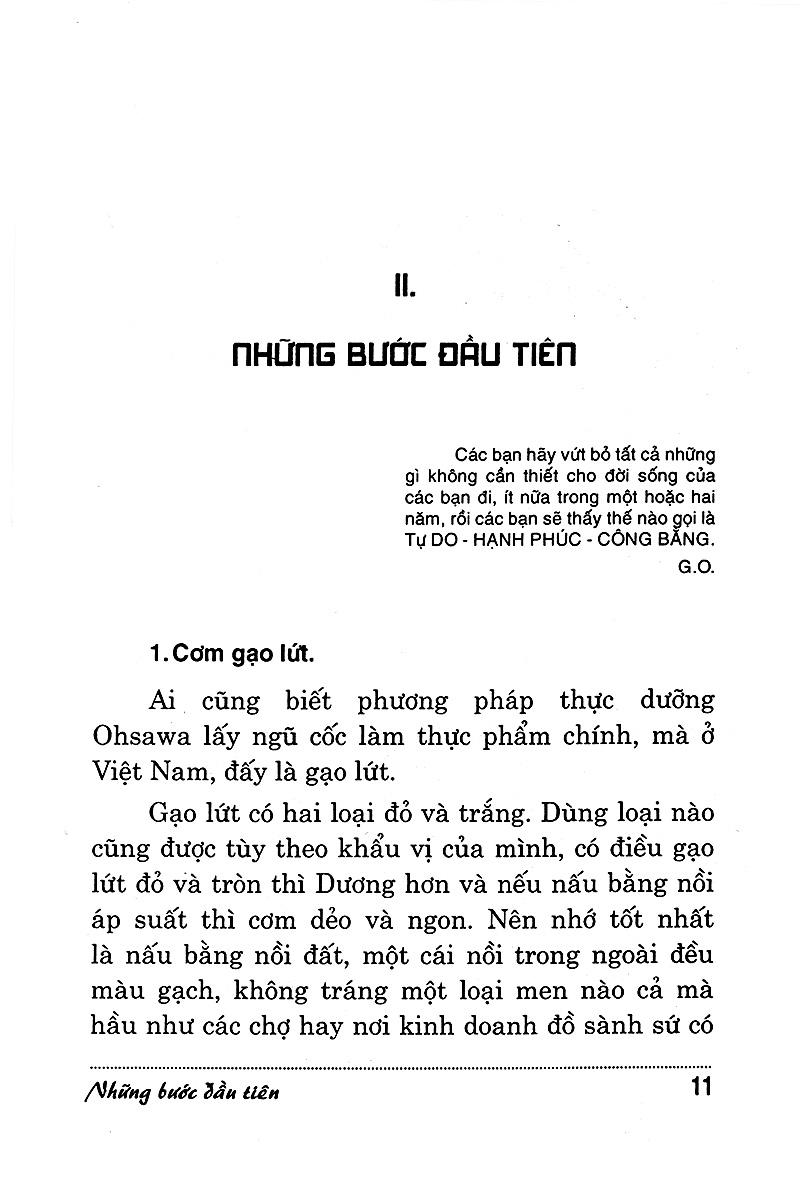 Nhập Môn Ăn Cơm Gạo Lứt Theo Phương Pháp Ohsawa (Tái Bản 2016)
