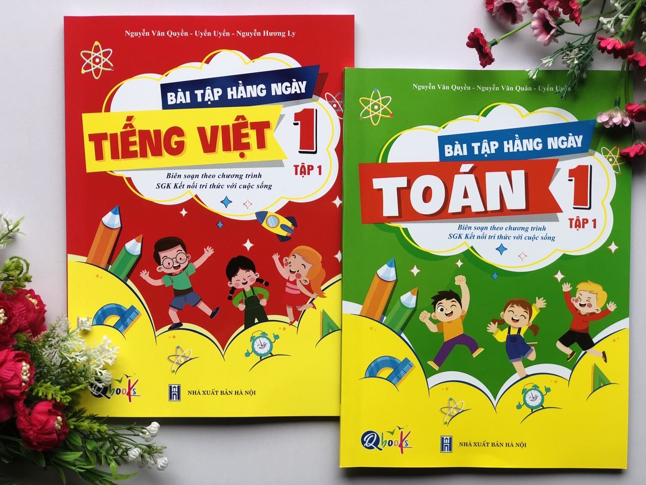 Sách - Combo Bài Tập Hằng Ngày - Toán và Tiếng Việt Lớp 1 - Kết Nối Tri Thức Với Cuộc Sống - Tập 1, 2 (2 cuốn) ,