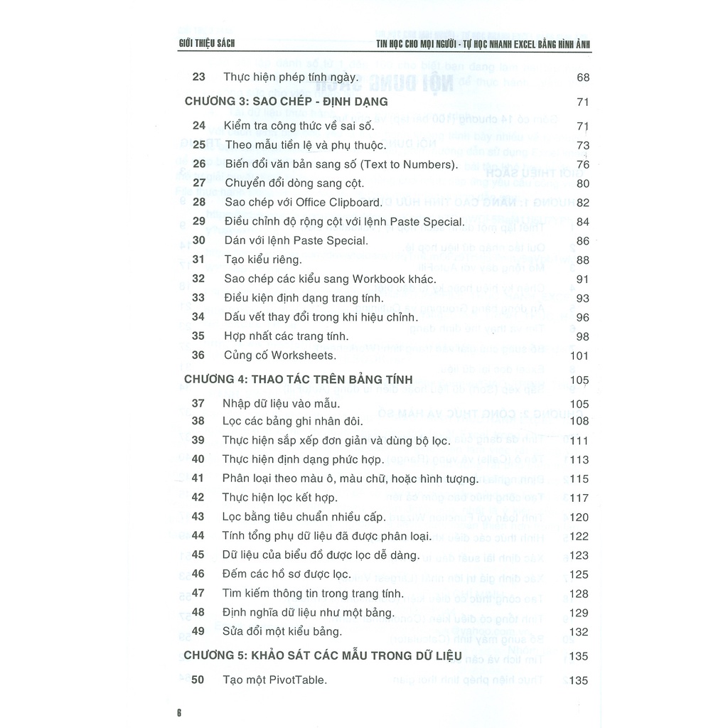 Tin Học Cho Mọi Người - Tự Học Nhanh Excel Bằng Hình Ảnh _STK