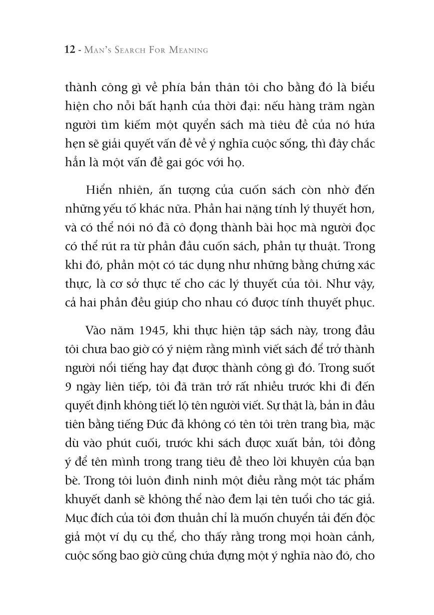 Đi Tìm Lẽ Sống (Tái Bản 2022)