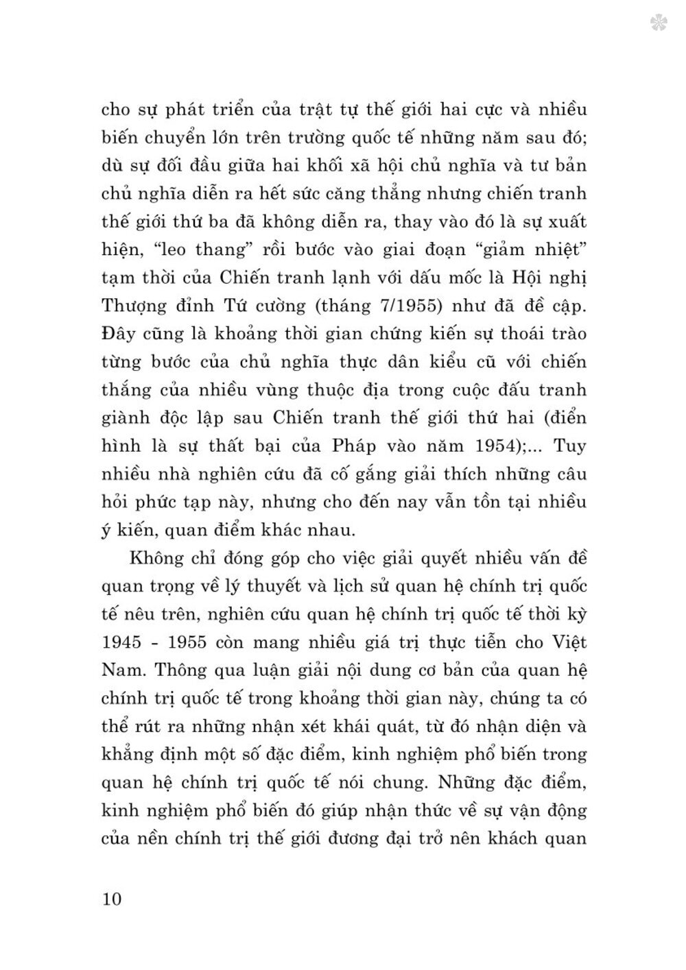 Hai cực hay đa cực quan hệ chính trị quốc tế năm 1945 - 1955 và tác động tới cách mạng Việt Nam - bản in 2024