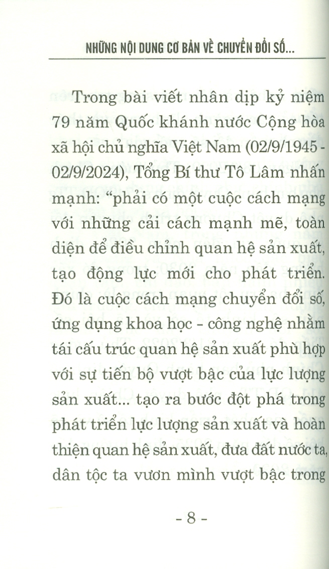 Những nội dung cơ bản về chuyển đổi số - Hỏi và đáp (bản in 2025)