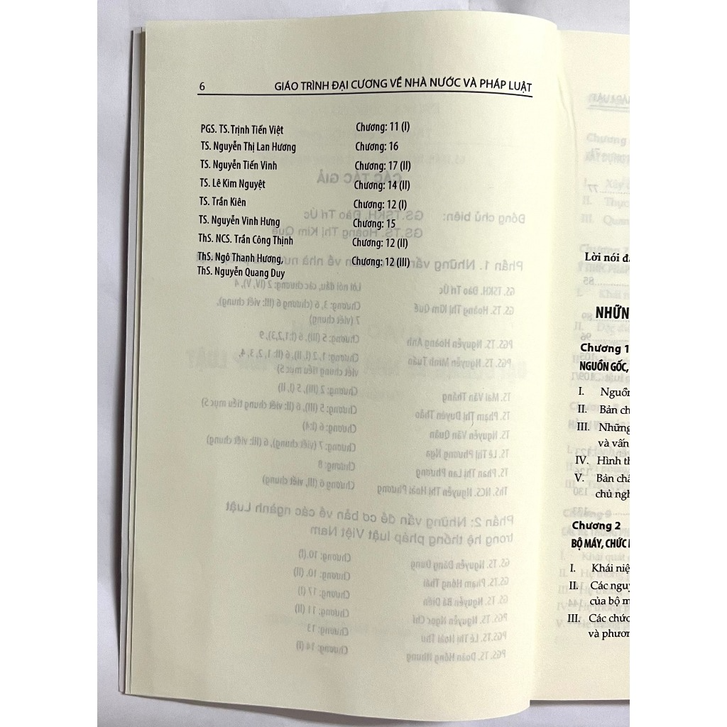 Sách - Giáo trình Đại cương về nhà nước và pháp luật (Tái bản lần thứ nhất)