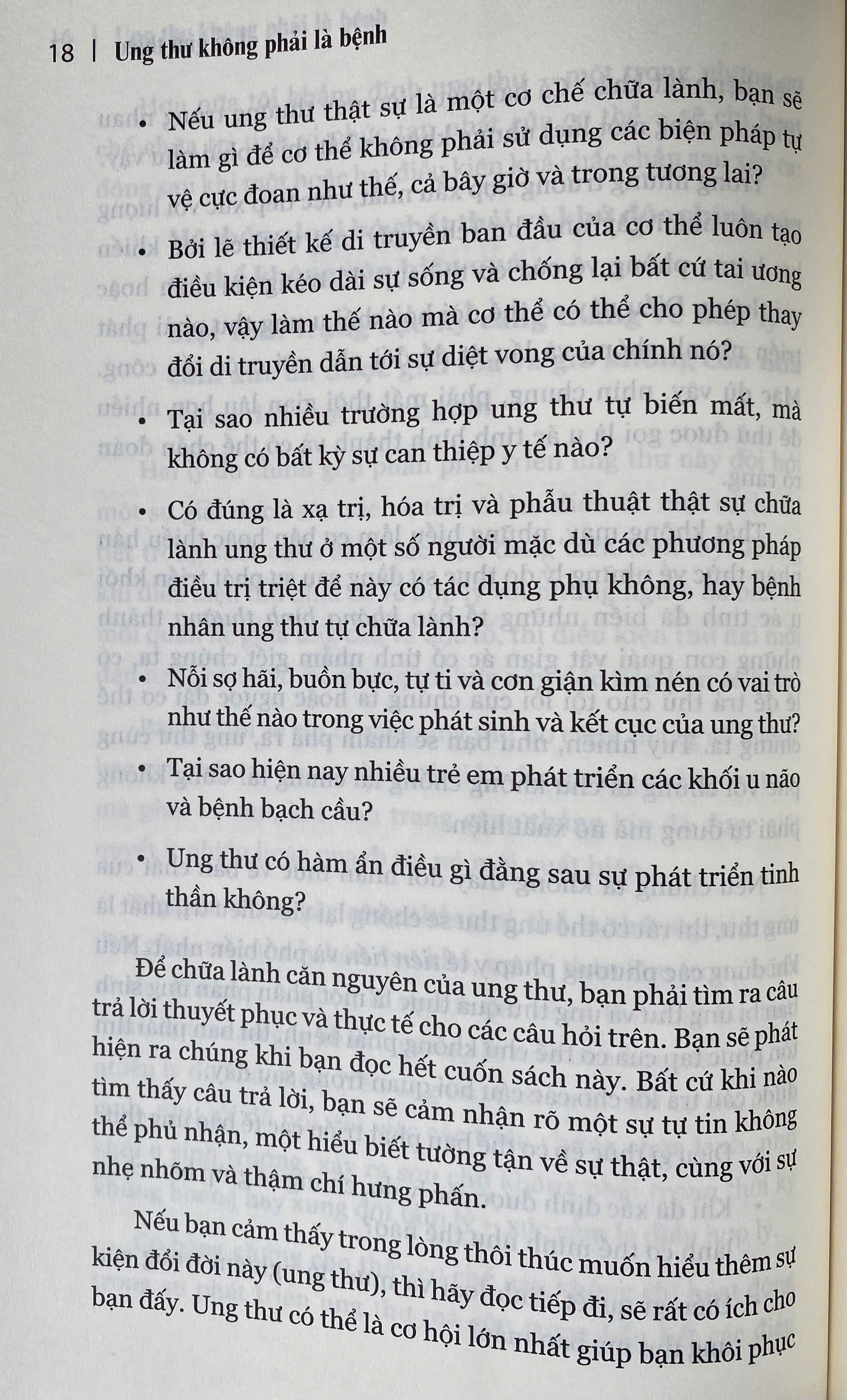 Ung Thư Không Phải Là Bệnh Mà Là Cơ Chế Chữa Lành