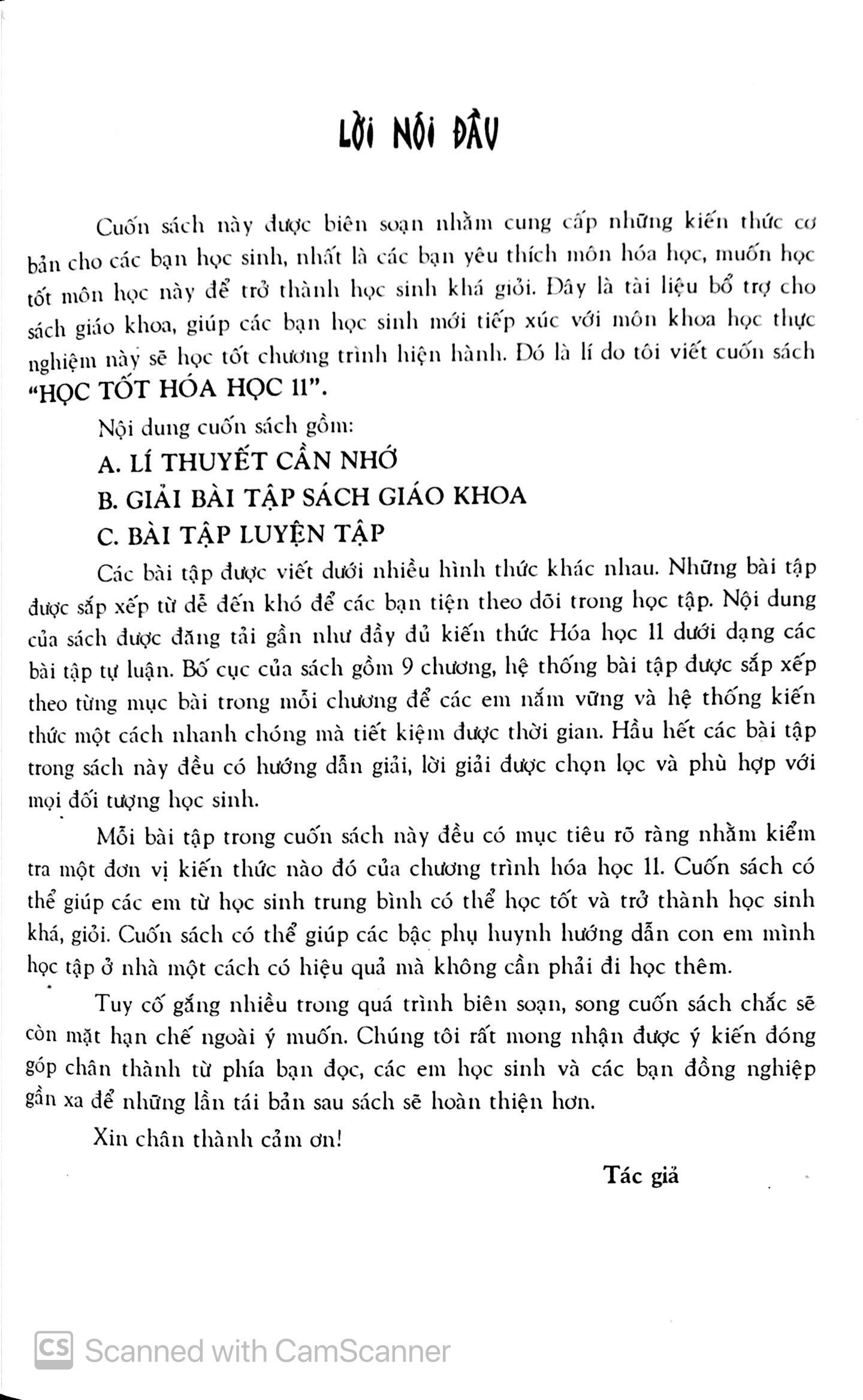 Học Tốt Hóa Học 11