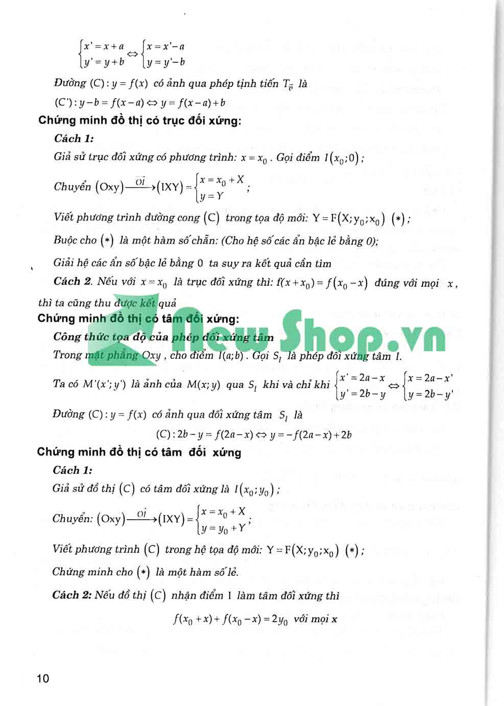 Chinh Phục Câu Hỏi Lí Thuyết Toán Học (Dùng Chung Cho Các Bộ SGK Hiện Hành) - HA