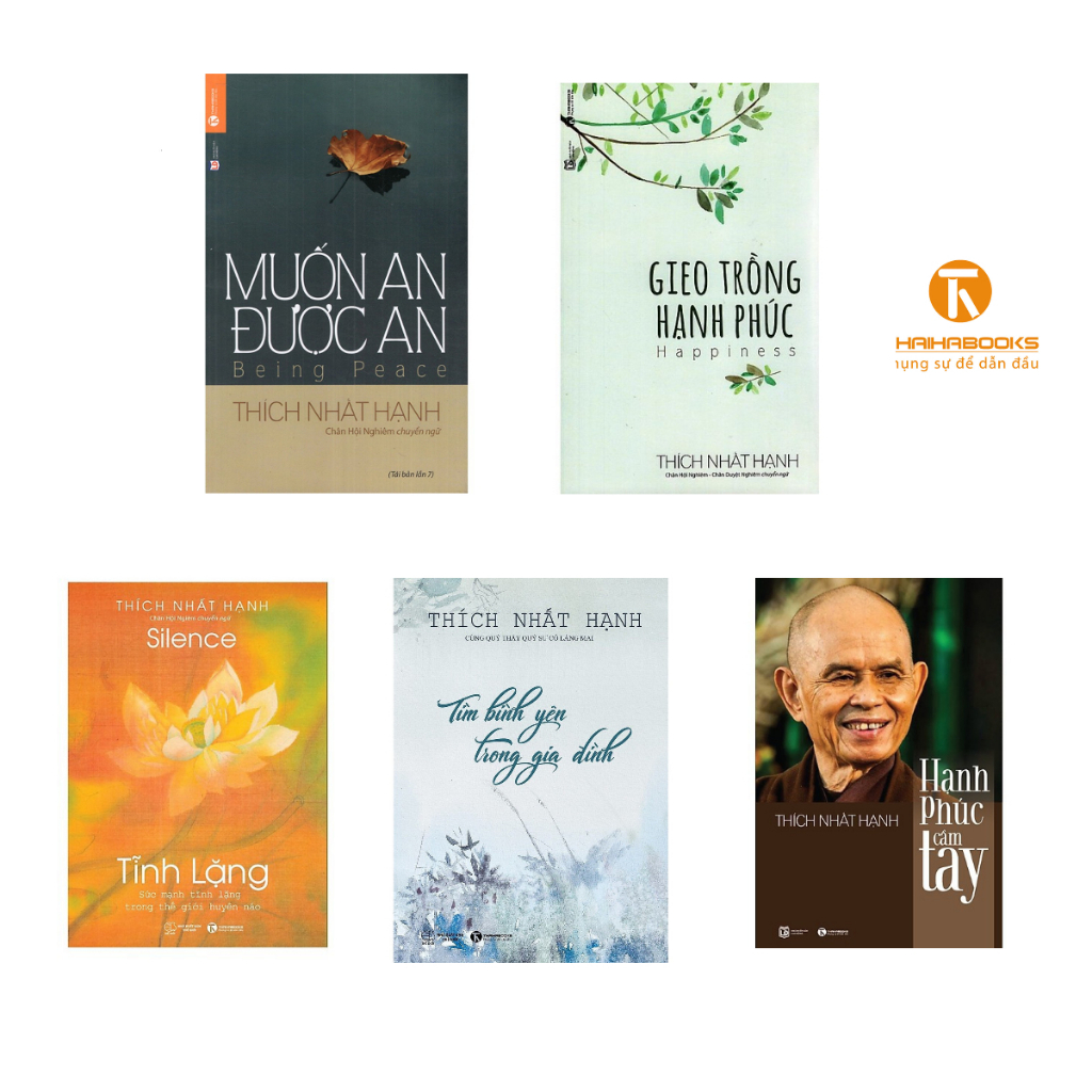 Sách - Trọn bộ sách của Thiền sư Thích Nhất Hạnh (25 cuốn) - Thái Hà Books