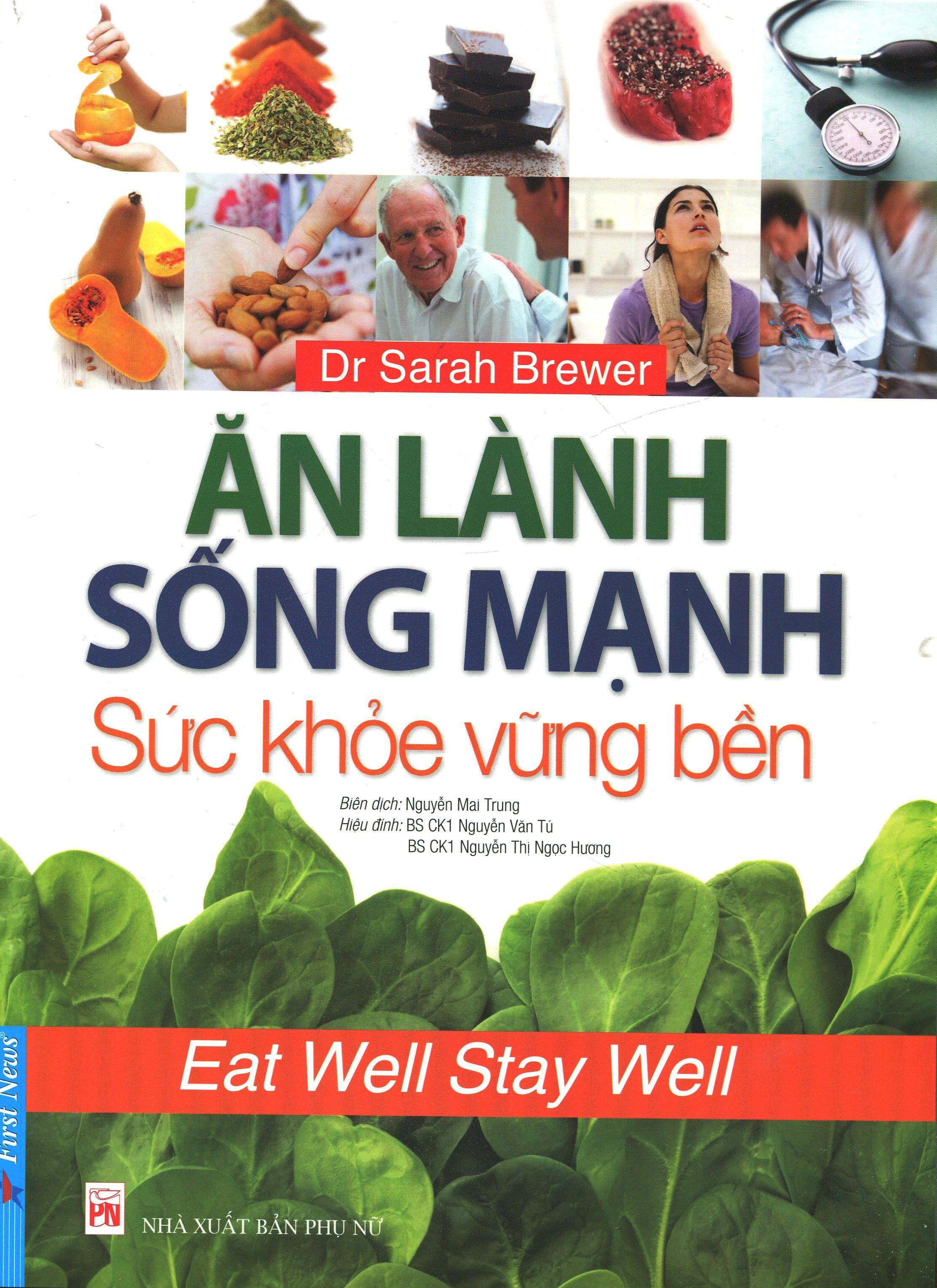 Sách Ăn Lành Sống Mạnh - Sức Khỏe Vững Bền