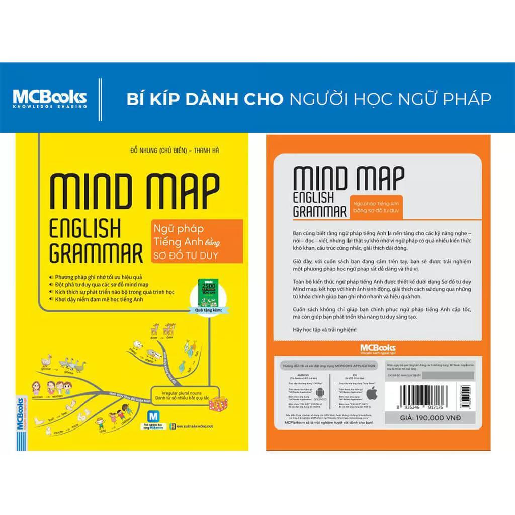 Sách - MindMap English - Học Tiếng Anh Qua Sơ Đồ Tư Duy - MCBooks