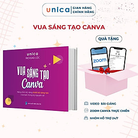 Sách Vua sáng tạo Canva cùng Richdad Lộc kèm video bài giảng