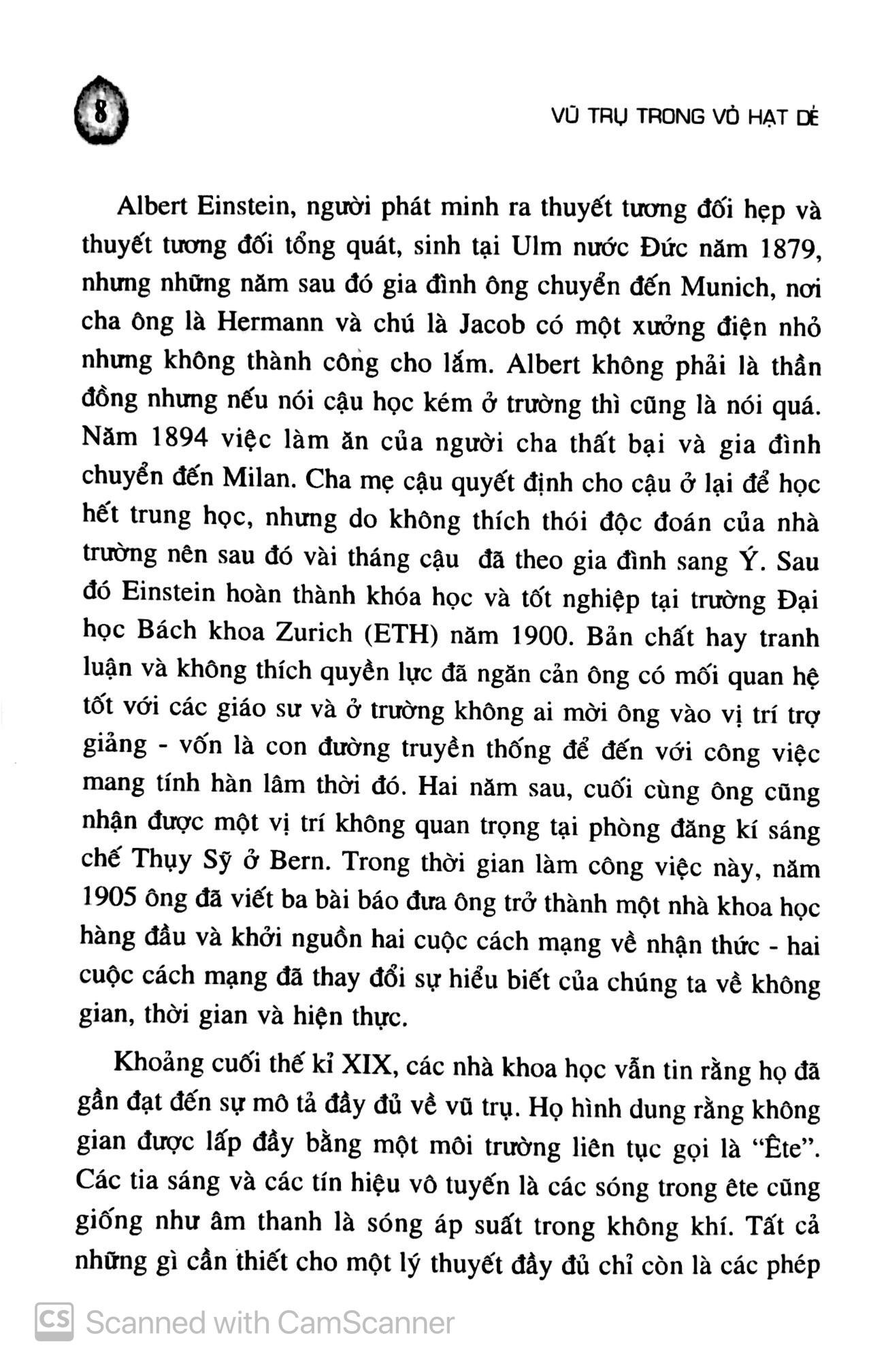 Khoa Học Khám Phá - Vũ Trụ Trong Vỏ Hạt Dẻ (Tái Bản 2022)