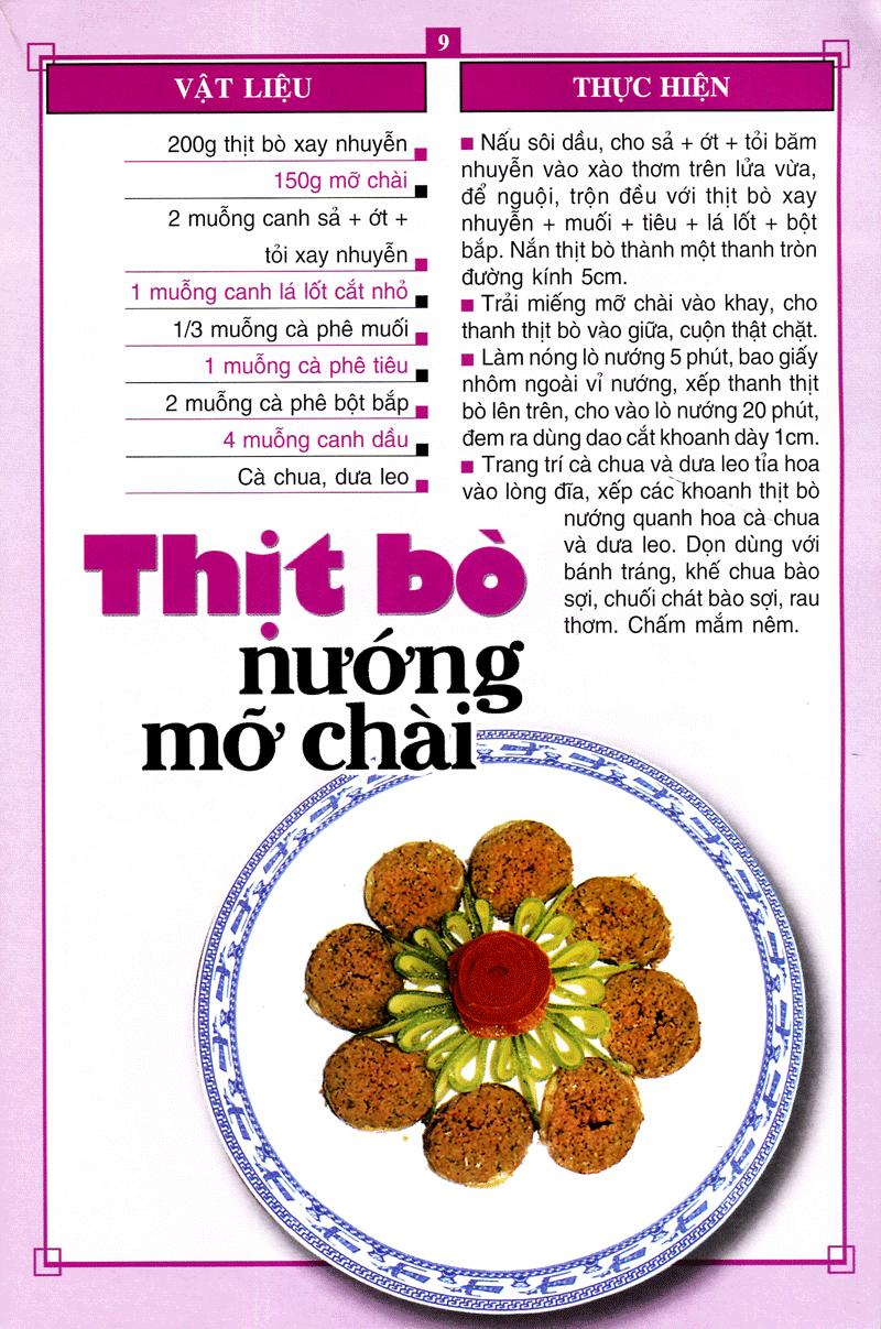 60 Món Ăn Được Nhiều Người Ưa Thích - Món Bò