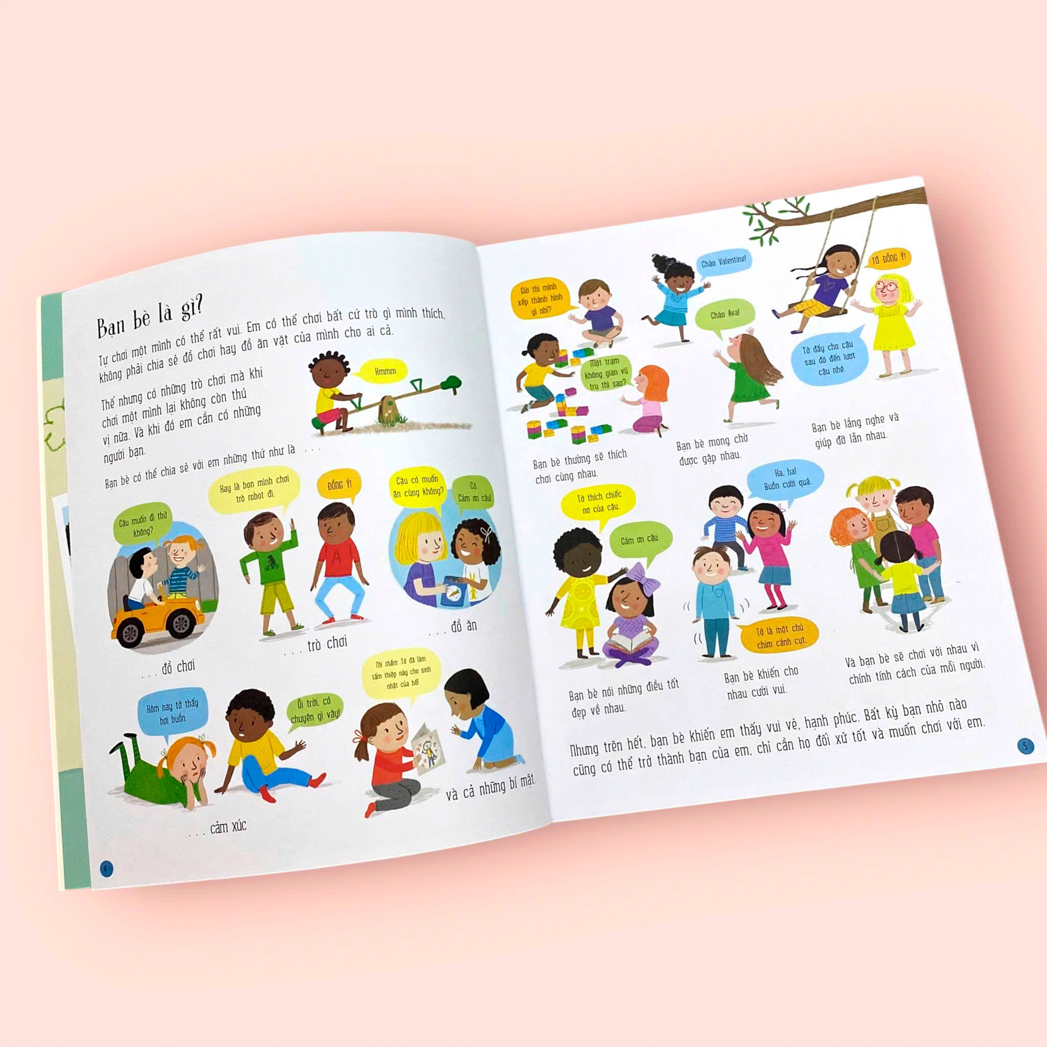 Sách - Tất tần tật về bạn bè, cảm xúc