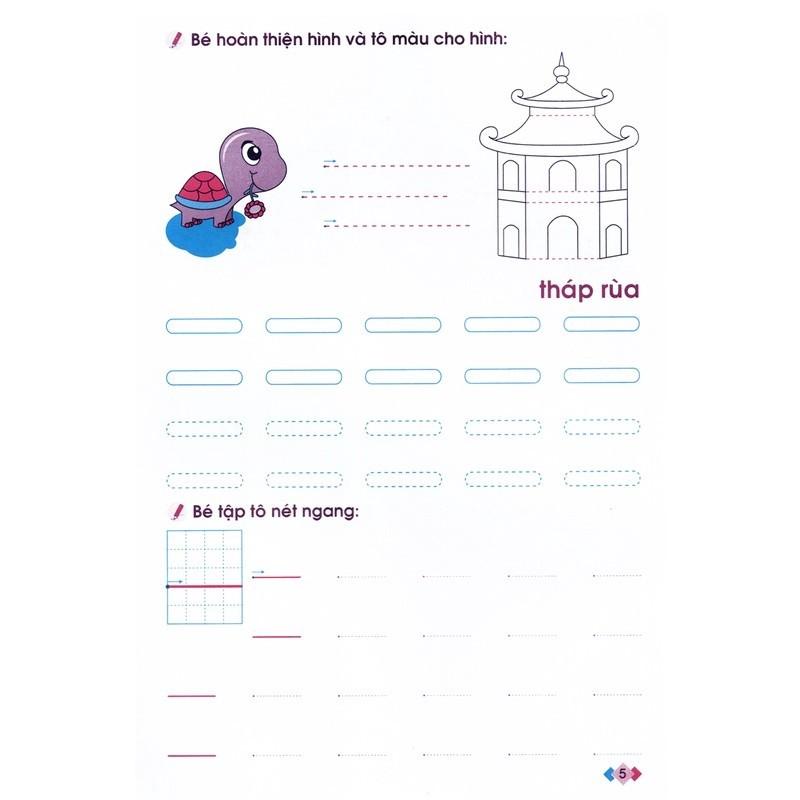 Nhận Biết Và Làm Quen Với Nét Cơ Bản (Dành Cho Trẻ 4 - 5 Tuổi) - Bản Quyền