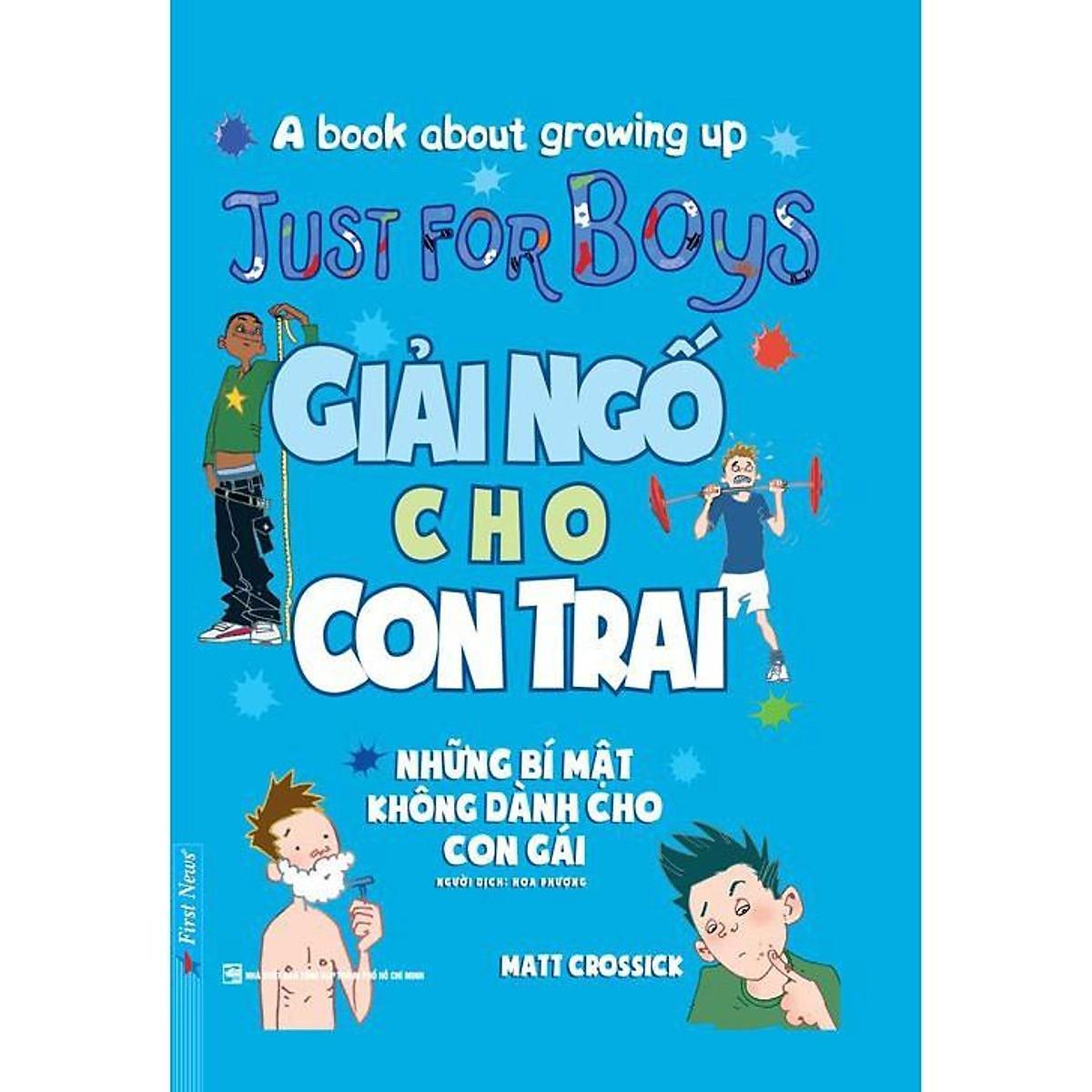 Sách - Cẩm Nang Con Trai + Bạn Trai Tháo Vát + Giải Ngố Cho Con Trai
