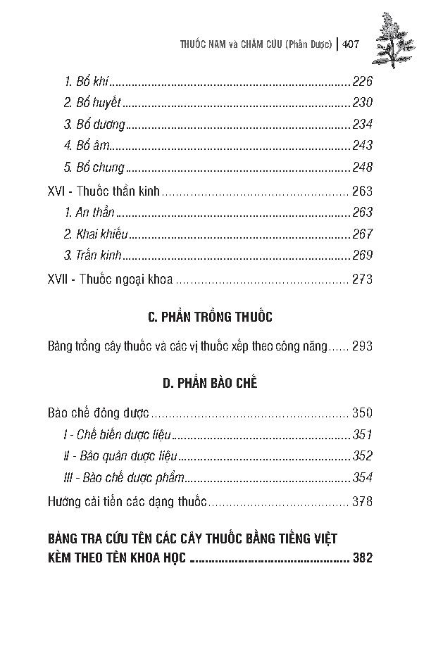 Thuốc Nam Và Châm Cứu - Phần Dược