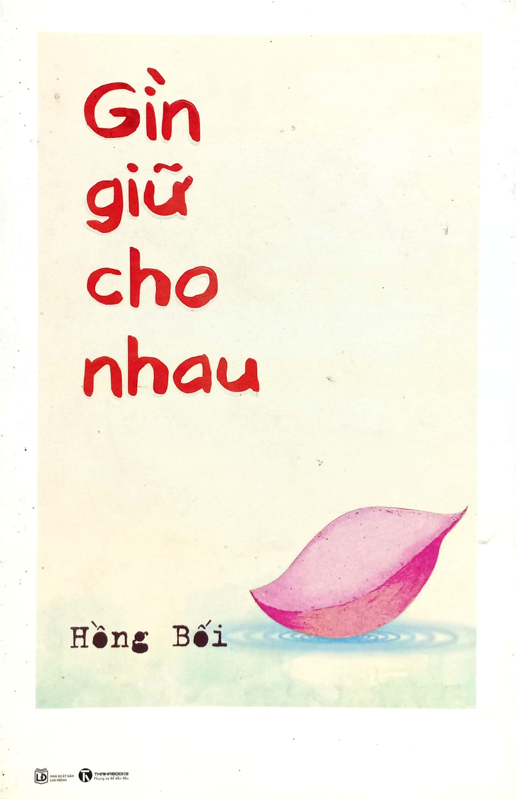 Gìn giữ cho nhau