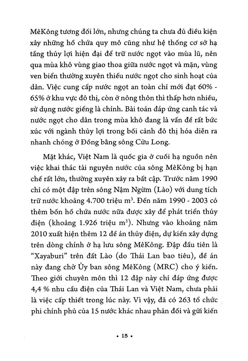 Sông Mê Kông Hay Sông Cửu Long Với Biến Đổi Khí Hậu Toàn Cầu
