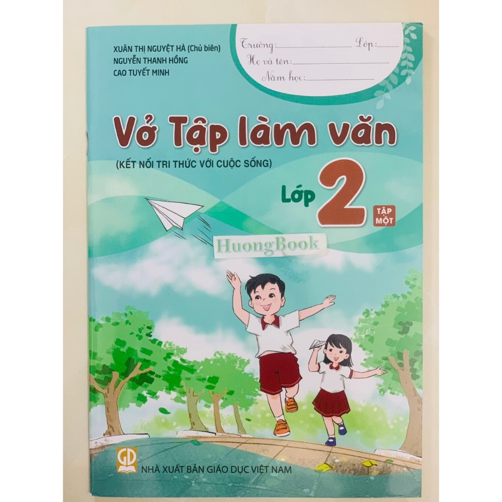 Sách - Combo Vở tập làm văn lớp 2 tập 1+2 (Kết nối tri thức với cuộc sống) - HA