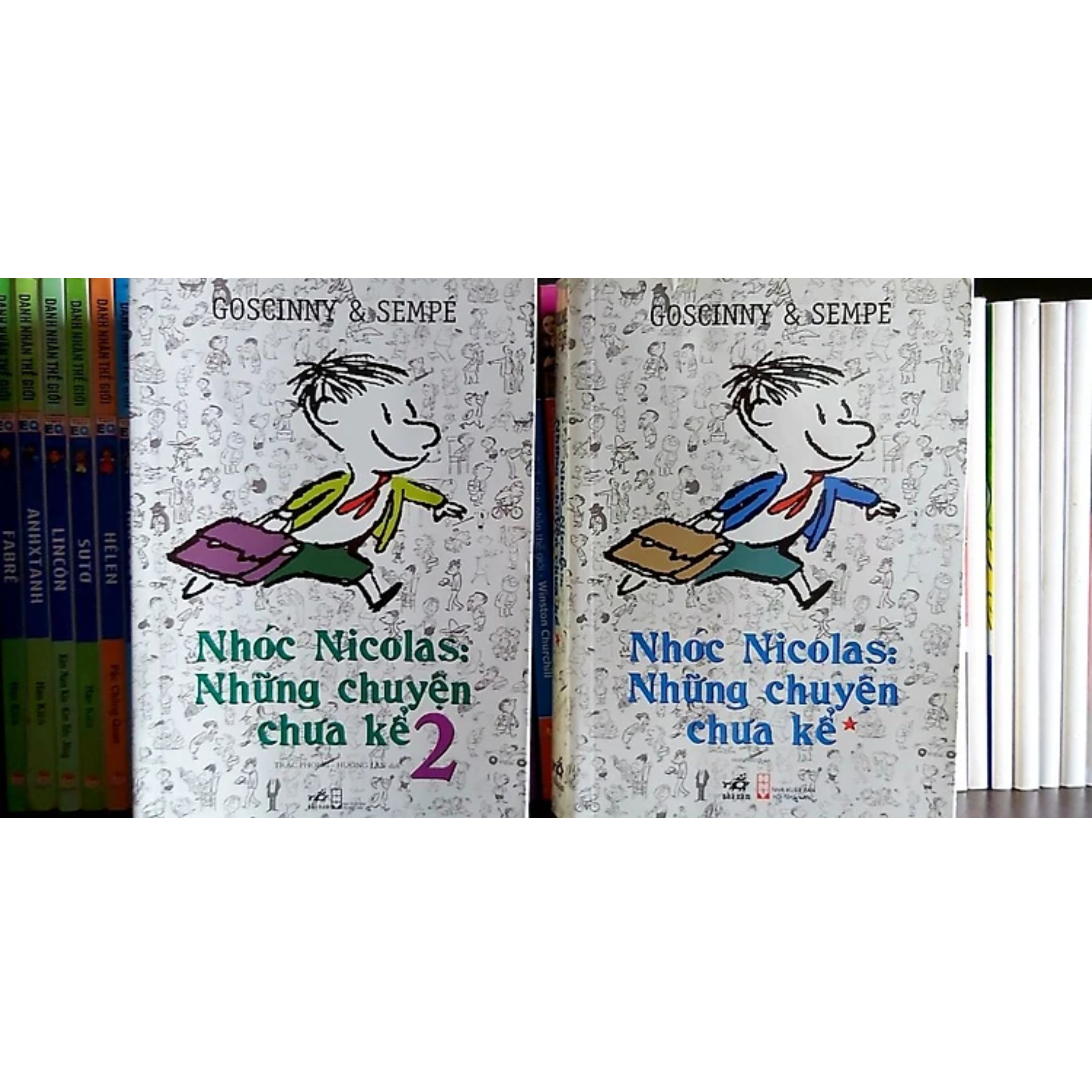 Combo 2Q Văn Học Thiếu Nhi Lôi Cuốn: Nhóc Nicolas _ Những Chuyện Chưa Kể Tập 1+2