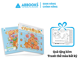 Sách Capybara Happy Everyday - Hạnh Phúc Mỗi Ngày ABBOOKS coloring  book