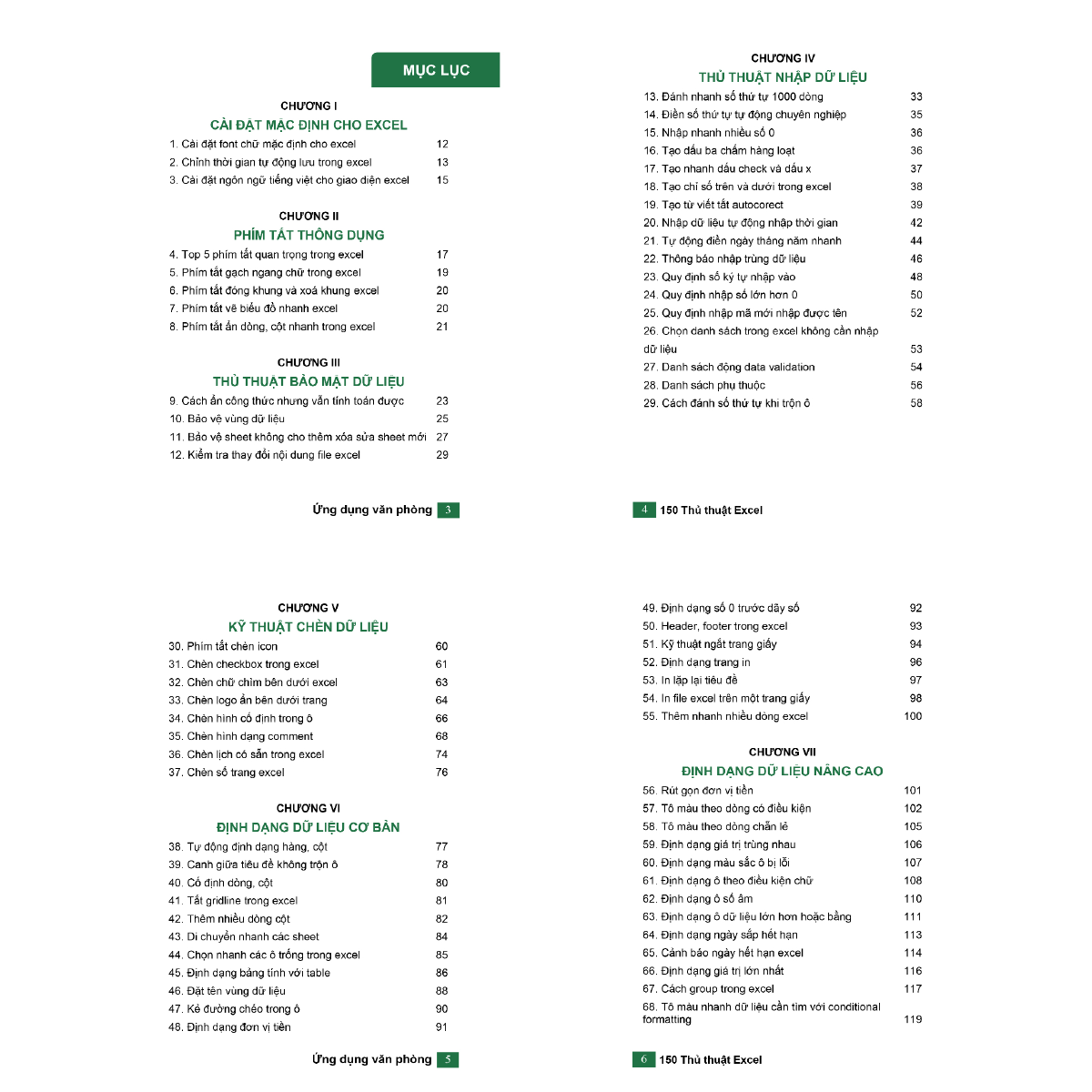 Combo 4 Sách Excel - Google Sheet - 150 TT - Power Query ĐÀO TẠO TIN HỌC Ứng Dụng Văn Phòng Kèm Video Khóa Học