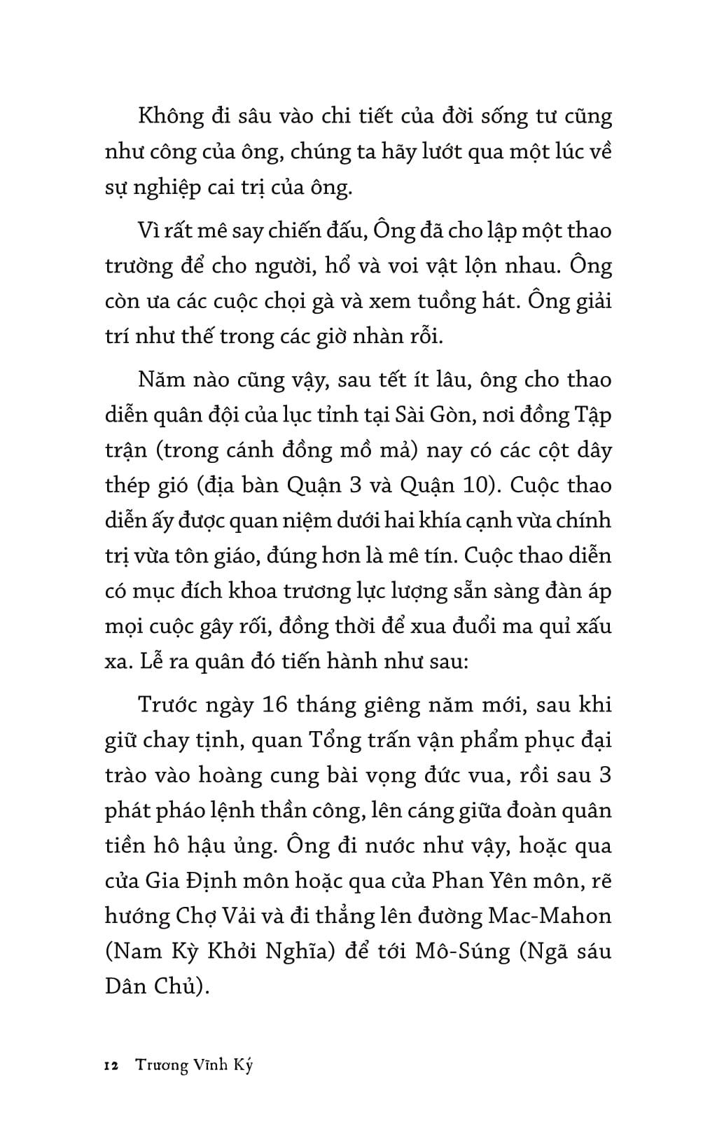 Ký Ức Lịch Sử Về Sài Gòn Và Các Vùng Phụ Cận