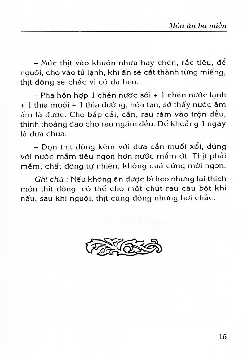 Món Ăn Ba Miền