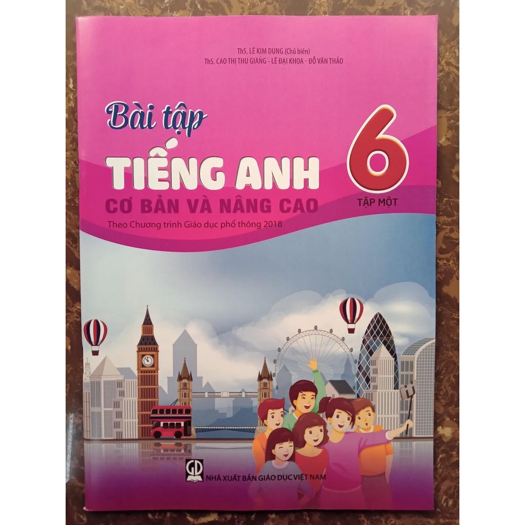 Sách - Combo Bài Tập Tiếng Anh Cơ Bản Và Nâng Cao Lớp 6 - (Tập 1+Tập 2)