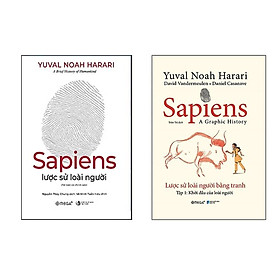 Combo Sapiens: Lược Sử Loài Người + Sapiens - Lược Sử Loài Người Bằng Tranh - Tập 1: Khởi Đầu Của Loài Người
