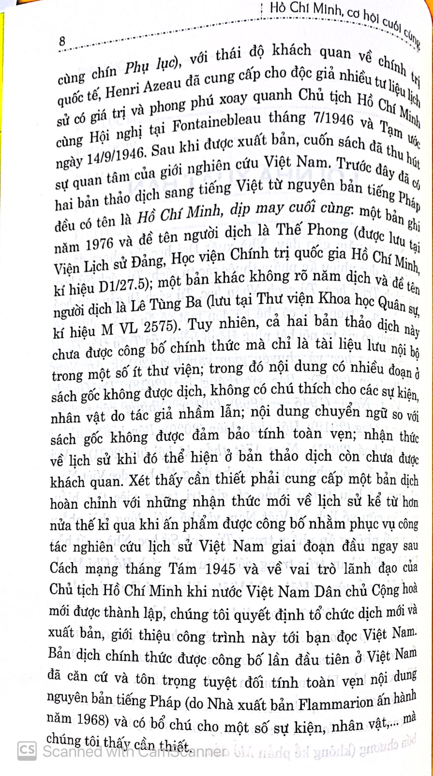 Hồ Chí Minh Cơ Hội Cuối Cùng (Bìa mềm)