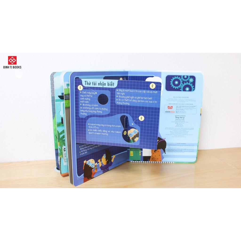 Sách Tương Tác - Lift-The-Flap-Lật Mở Khám Phá - Things That Go - Phương Tiện Giao Thông