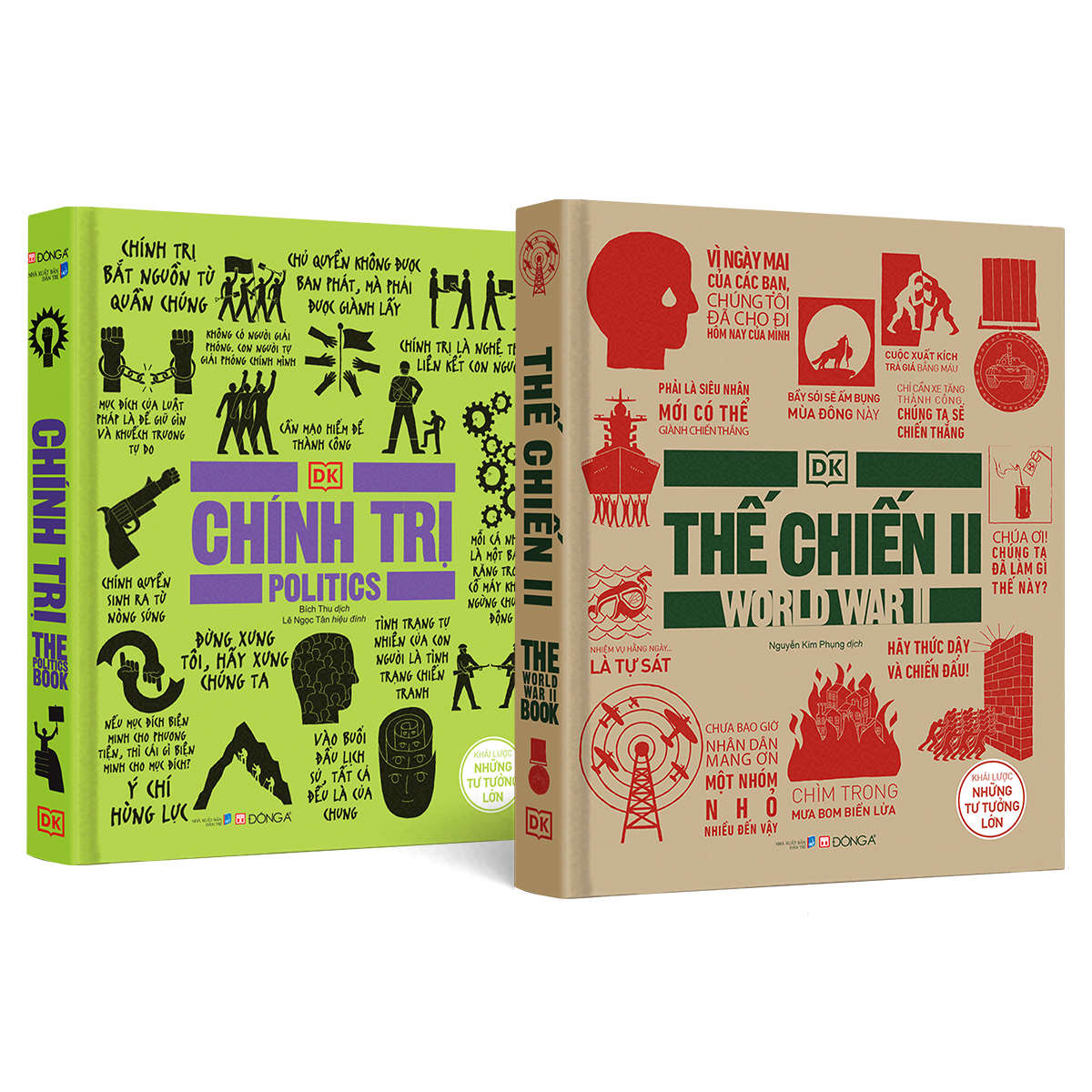 Combo 2 cuốn Khái lược những tư tưởng lớn (Chủ đề Thế chiến II)