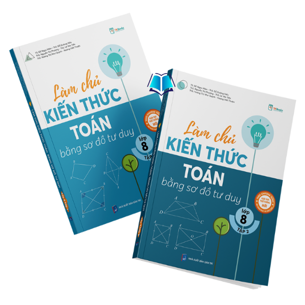 Sách - Combo/Lẻ Làm chủ kiến thức bằng sơ đồ tư duy lớp 8 Toán - Ngữ Văn - Tiếng Anh