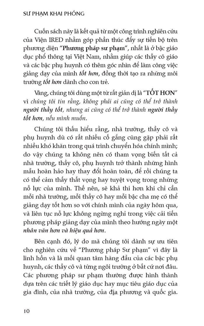 Sư Phạm Khai Phóng - Thế Giới, Việt Nam Và Tôi - Bìa Cứng