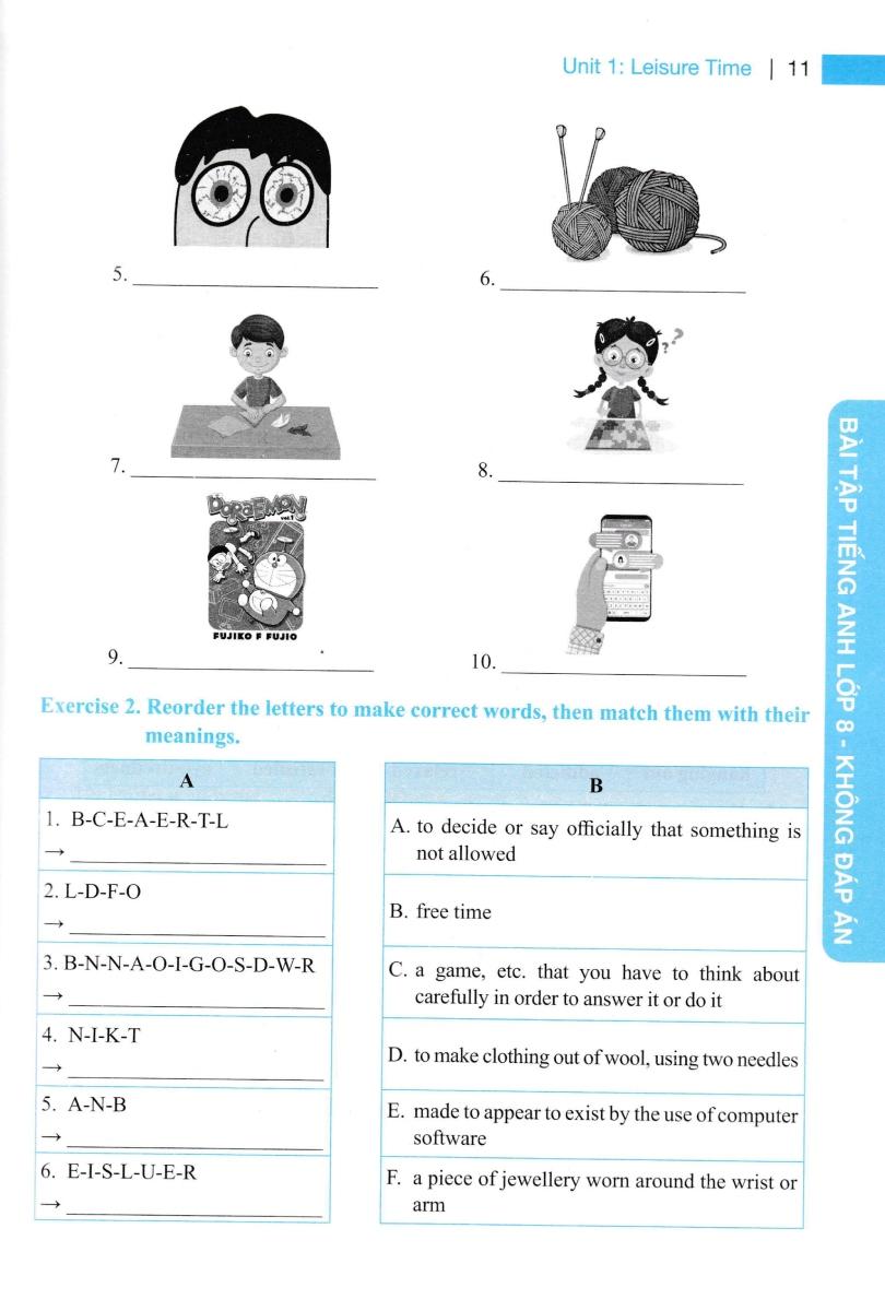 Global Success - Bài Tập Tiếng Anh 8 - Không Đáp Án