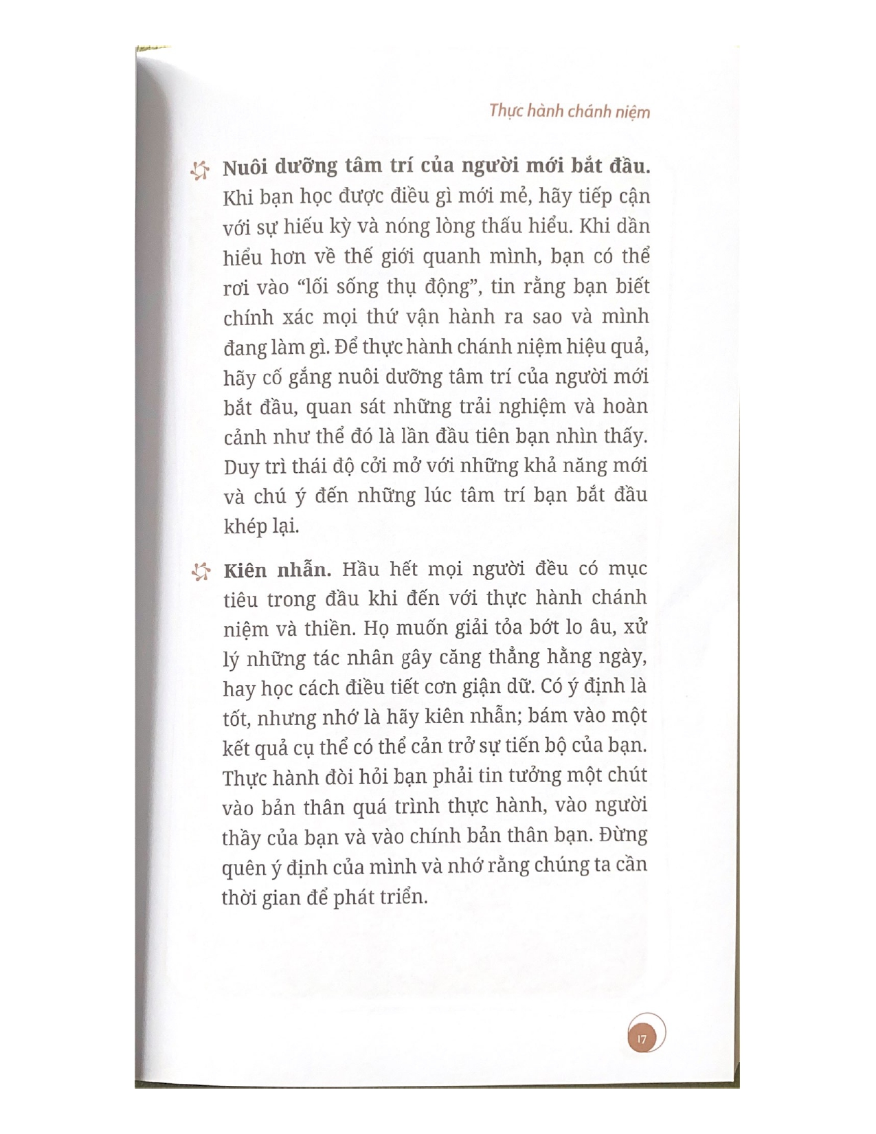 Thực Hành Chánh Niệm