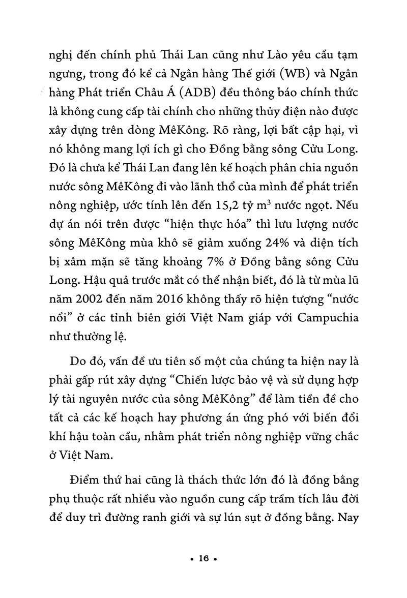 Sông Mê Kông Hay Sông Cửu Long Với Biến Đổi Khí Hậu Toàn Cầu