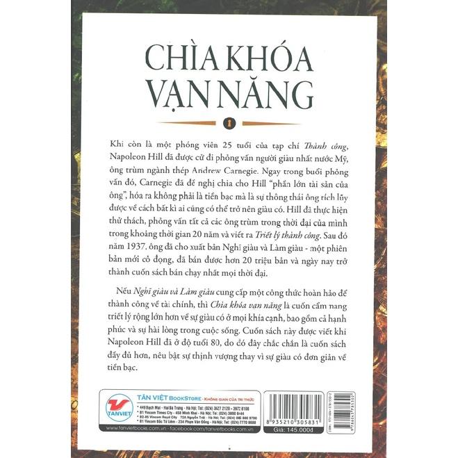 Chìa Khóa Vạn Năng Mở Khóa Bí Mật Trong Thành Công Của Napoleon Hill - Bản Quyền
