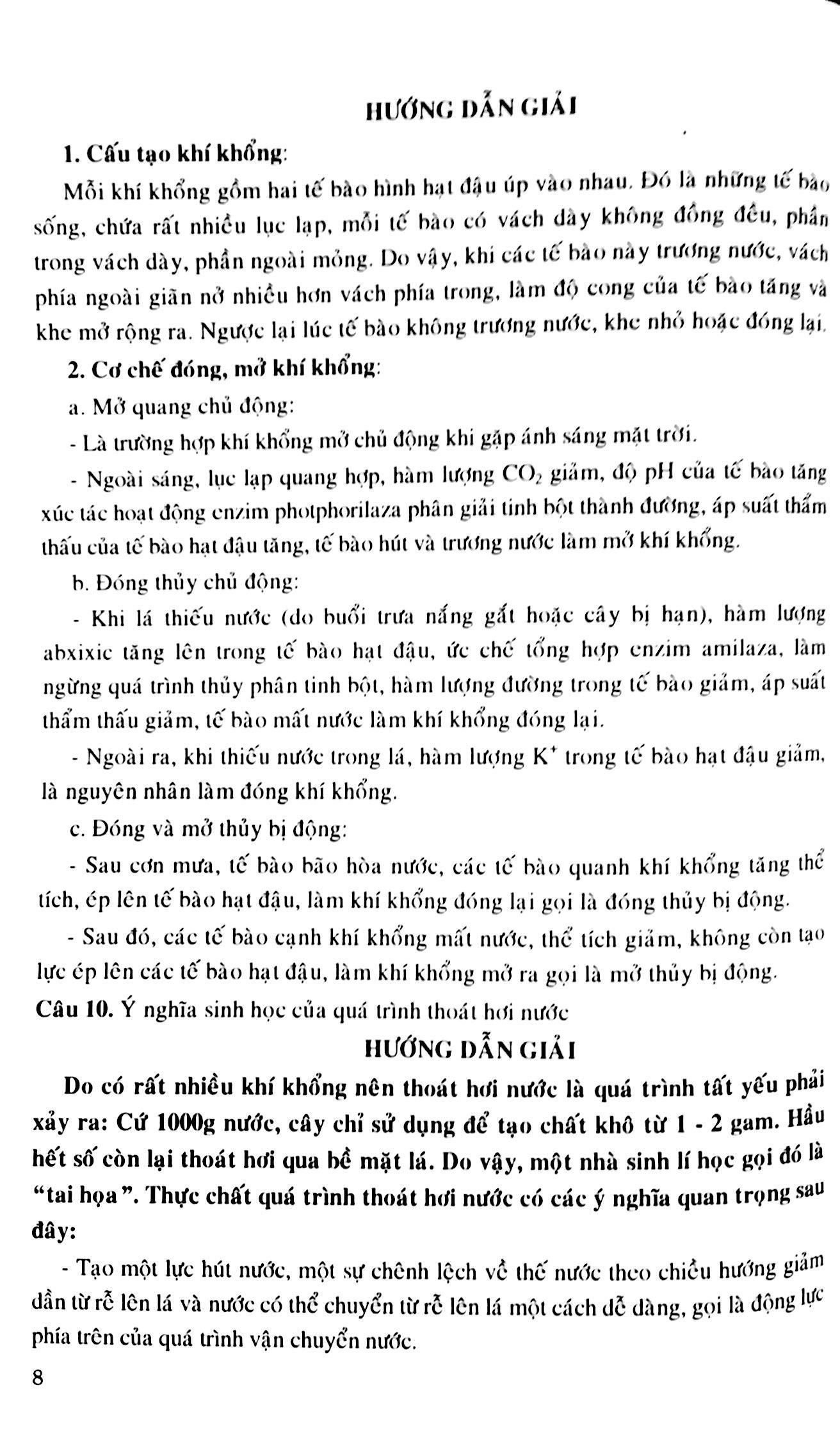 Bồi Dưỡng Học Sinh Giỏi Sinh Học Lớp 11