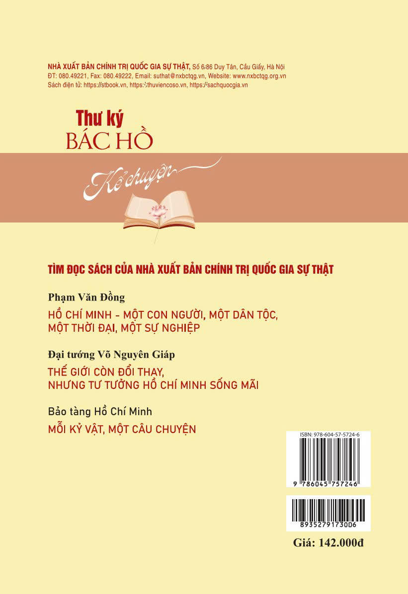 Thư ký Bác Hồ kể chuyện (Xuất bản lần thứ tư, có chỉnh sửa)