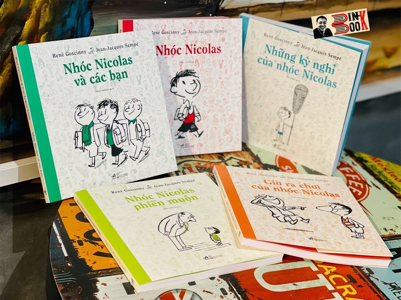(Tái bản 2022 - Combo 5 cuốn) Những kỳ nghỉ của Nhóc Nicolas - Nhóc Nicolas - Giờ ra chơi của Nhóc Nicolas - Nhóc Nicolas phiền muộn - Nhóc Nicolas và các bạn - Goscinny & Sempé – Trác Phong dịch -Nhã Nam