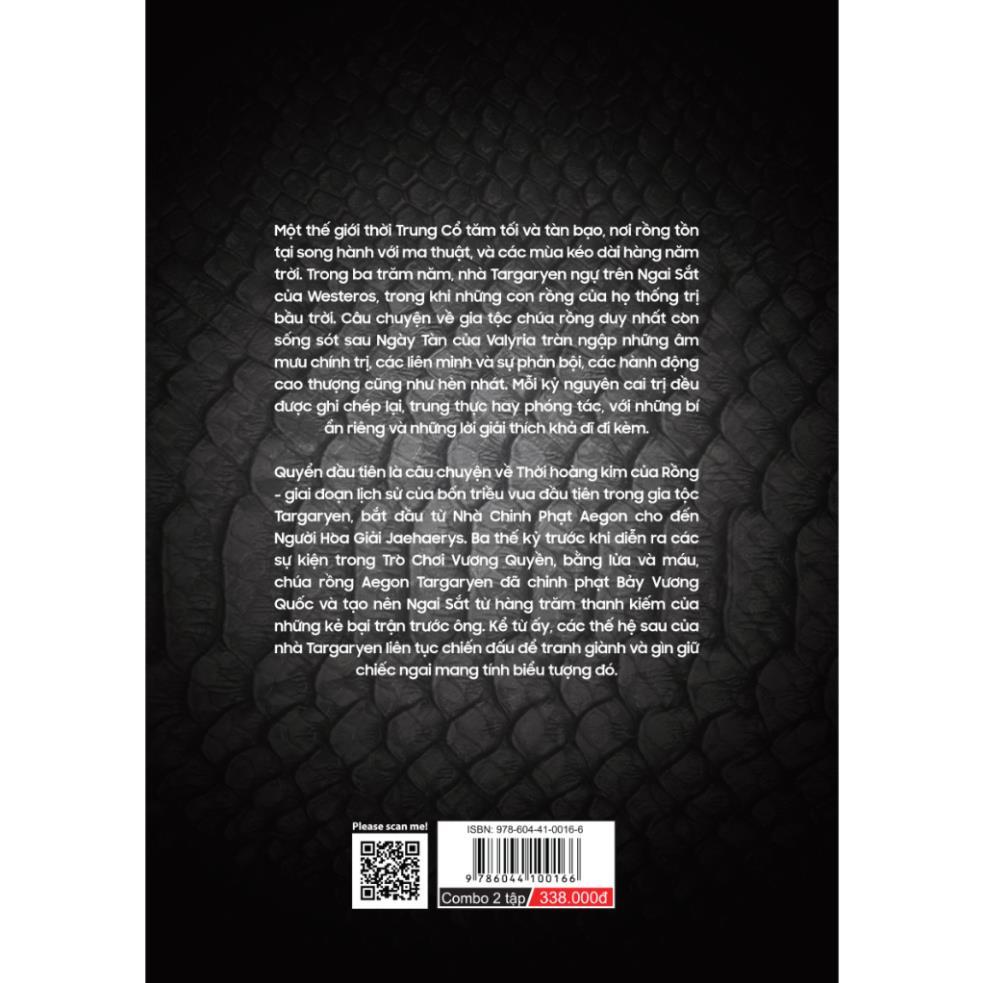 Lửa Và Máu ( Tập 1 + 2 ) - George R.R Martin - Bản Quyền