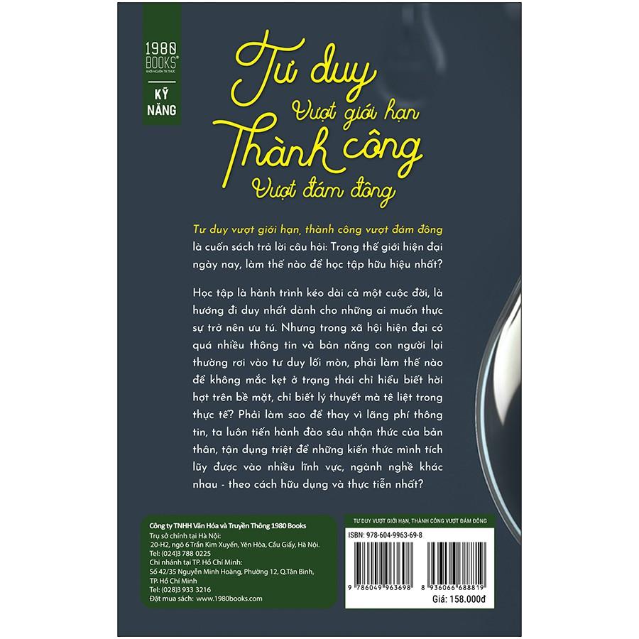 Sách Tư Duy Vượt Giới Hạn, Thành Công Vượt Đám Đông - BẢN QUYỀN
