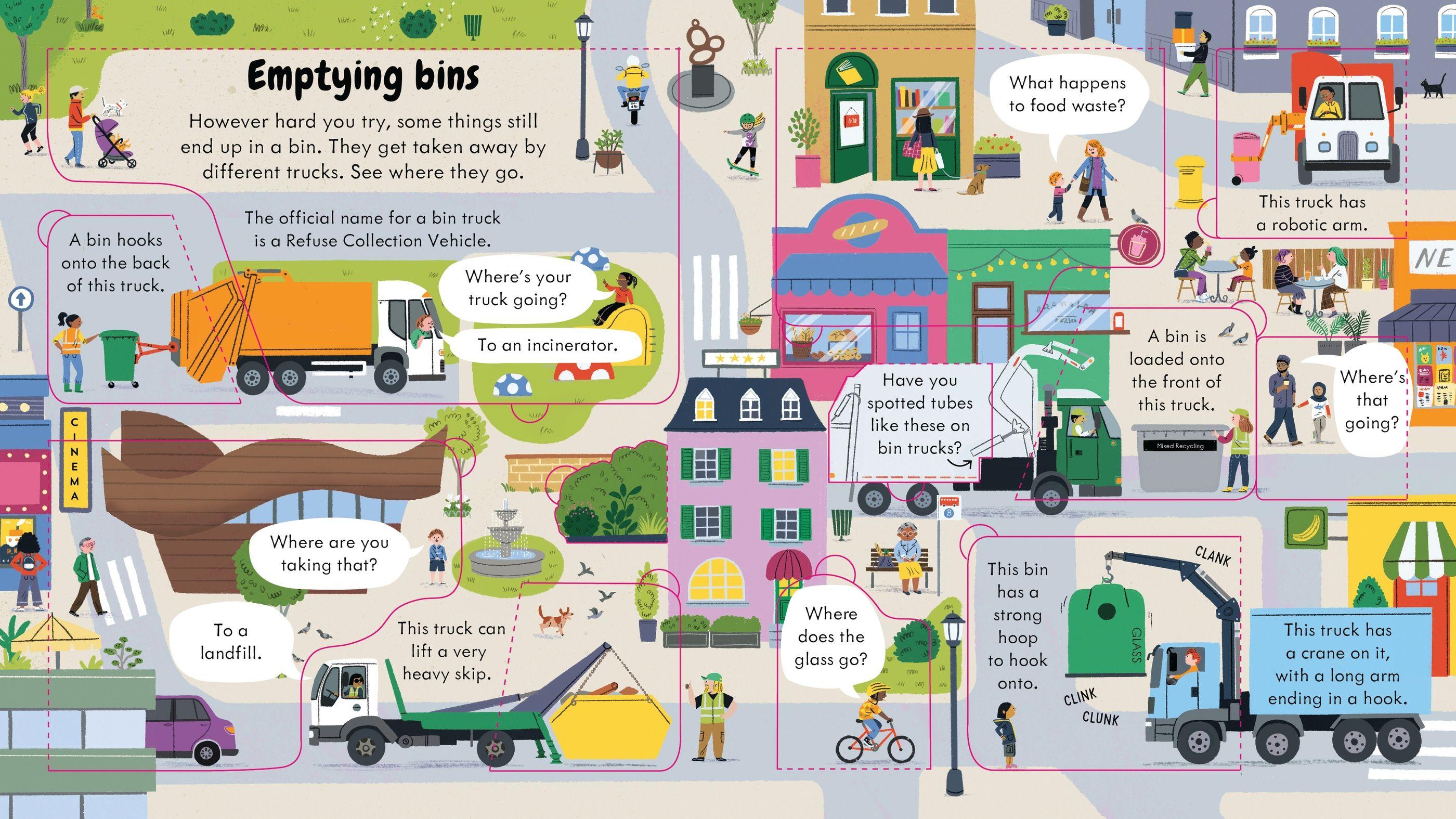 Sách Khoa học thiếu nhi tiếng Anh: Look Inside What We Throw Away