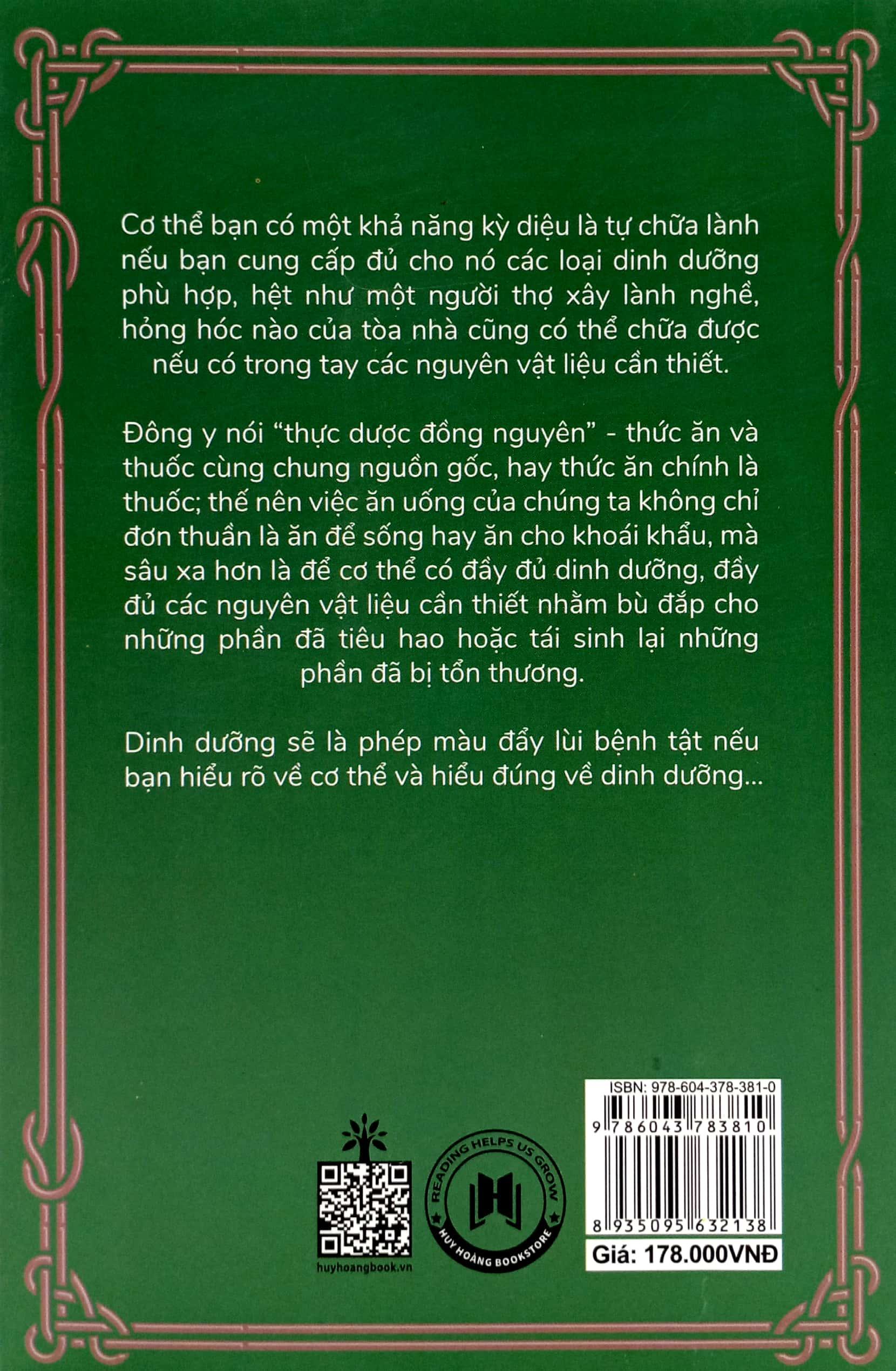 Dinh Dưỡng Học Bị Thất Truyền - Dinh Dưỡng Đẩy Lùi Bệnh Tật