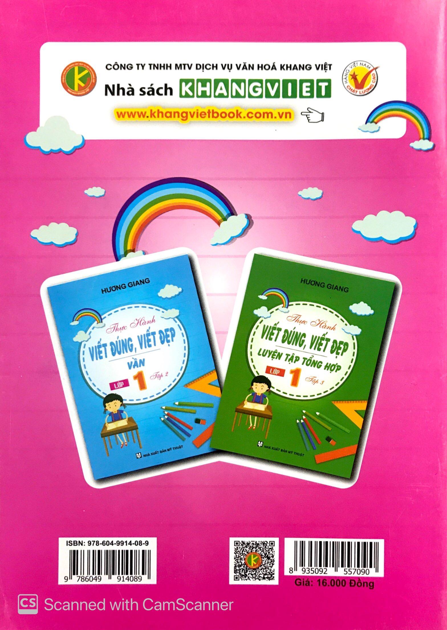 Thực Hành Viết Đúng, Viết Đẹp - Âm - Chữ Lớp 1 - Tập 1