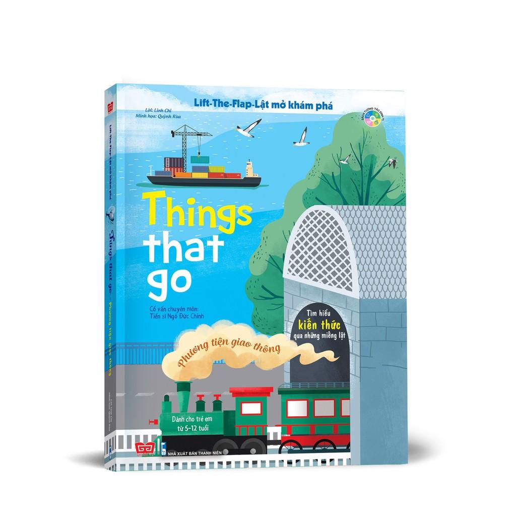 Sách Tương Tác - Lift-The-Flap-Lật Mở Khám Phá - Things That Go - Phương Tiện Giao Thông