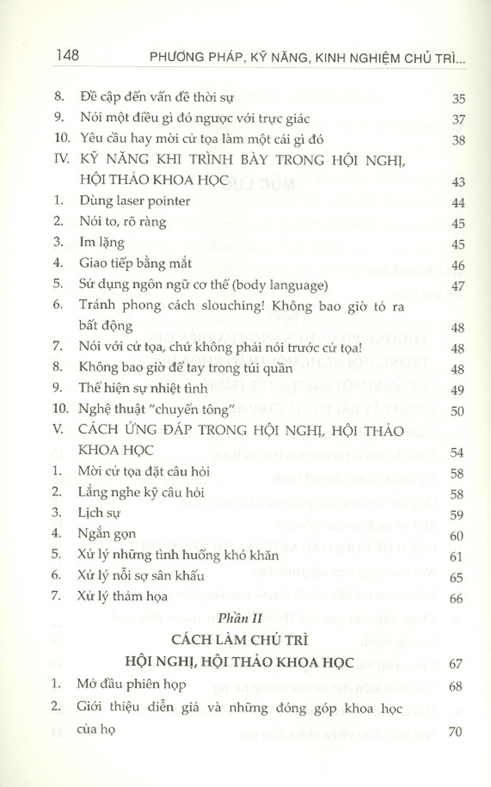 Phương Pháp, Kỹ Năng, Kinh Nghiệm Chủ Trì, Tham Dự Hội Nghị, Hội Thảo Khoa Học