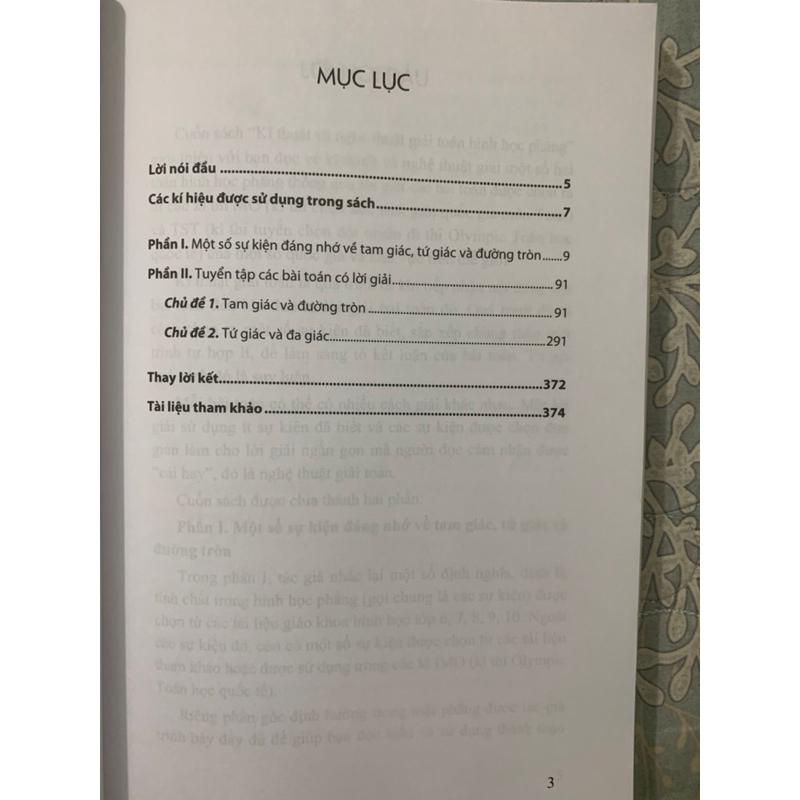 Sách - kĩ thuật và nghệ thuật giải toán hình học phẳng quyển 2( dành cho học sinh lớp 10-11-12)